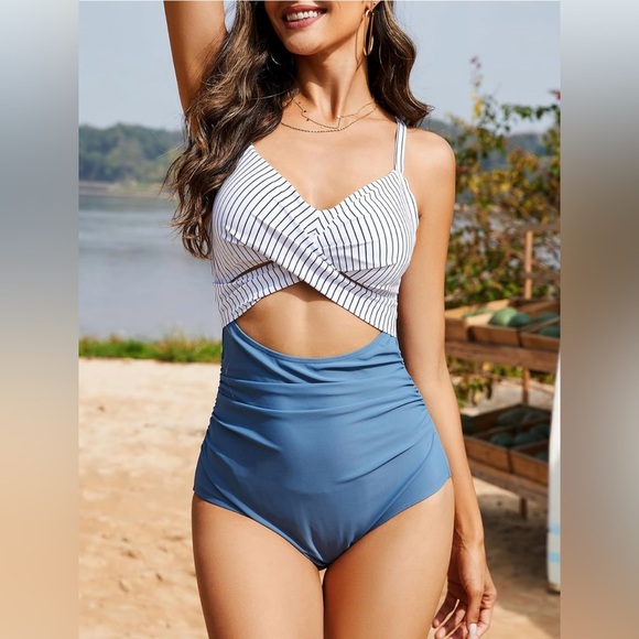 American Trends Swimsuit Women One Piece Tummy Control Bathing Suit for Women - Picture 5 of 8